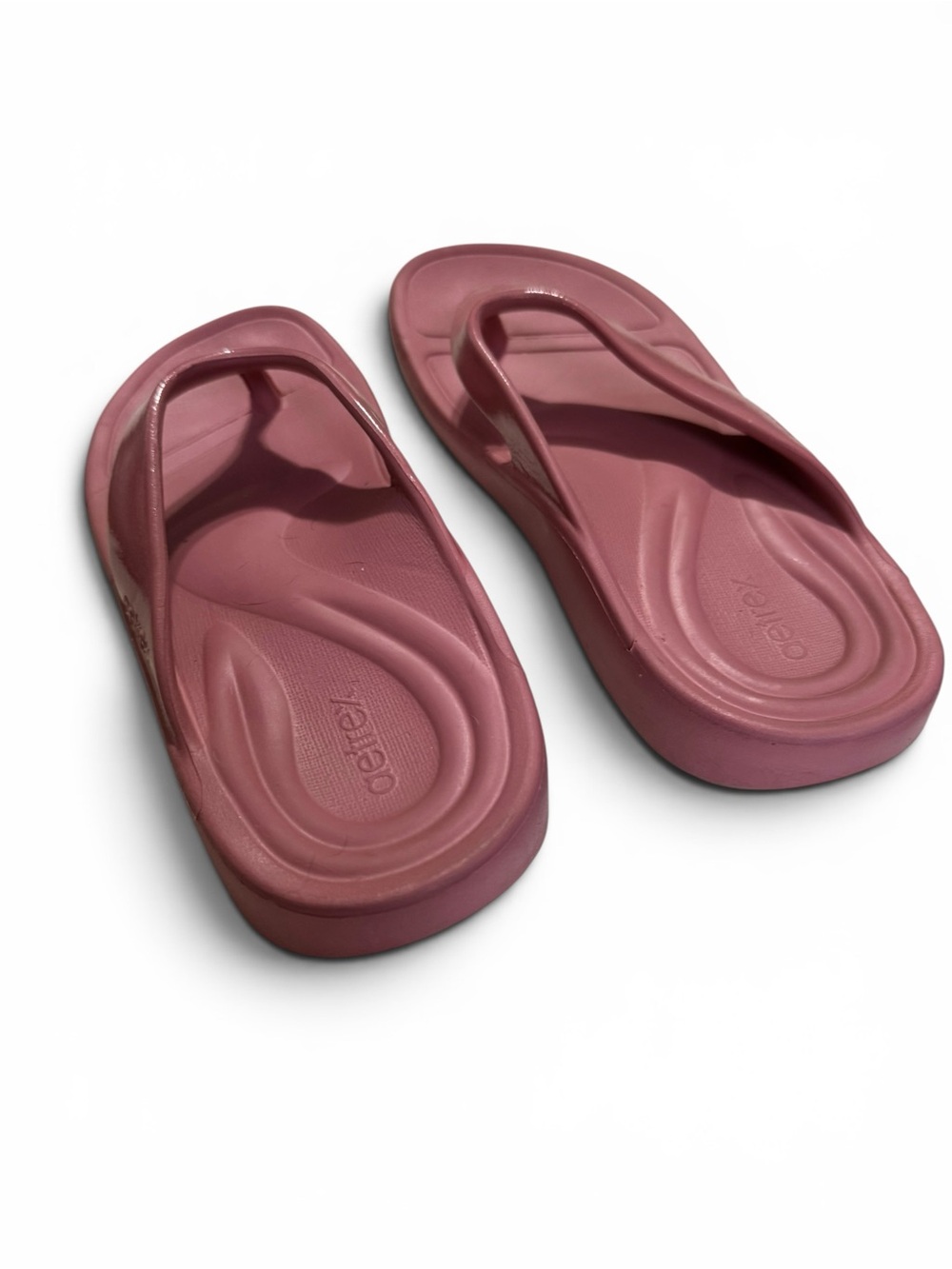 Aetrex Maui Orthotic, Flip-Flop Women’s Size 9 Mauve Pink Comfort Arch Support - Picture 4 of 11
